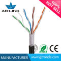 Doppeljacke PE + PVC wasserdicht für Außenverdrahtung UTP cat5e 24awg Außenkabel